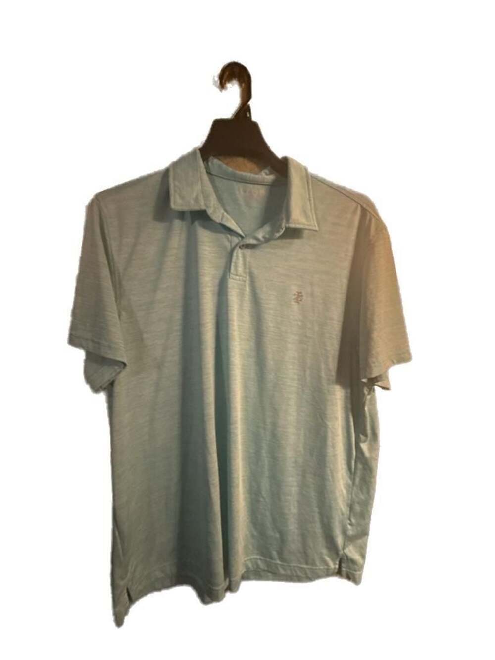 IZOD Golf Men's Performance Polo Shirt Light Blue Short Sleeve